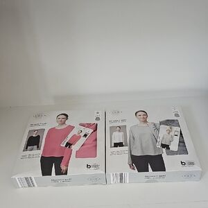 SERRA Relaxed Fit T-Shirts 2 Pack In Pink And Black Combo Or Gray And White Comb